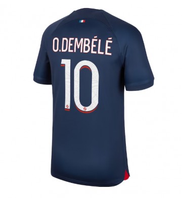 Paris Saint-Germain Ousmane Dembele #10 Primera Equipación 2023-24 Manga Corta